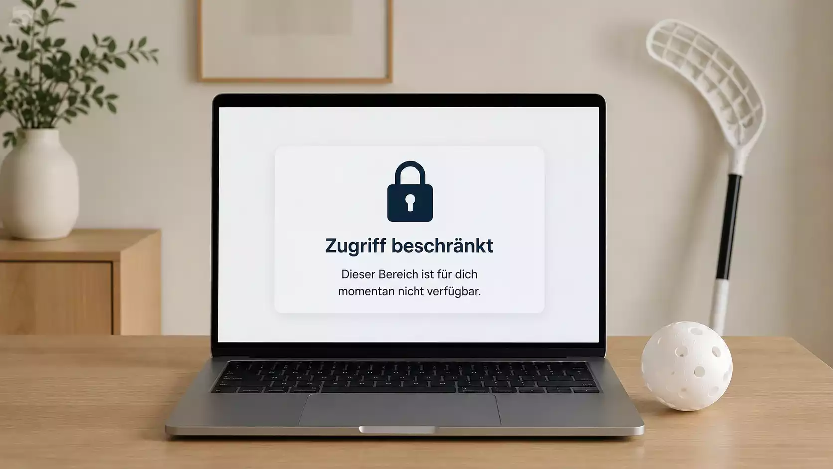 Gesperrte Webseite mit Warnhinweis als Symbol für die GESPA-Sperrliste illegaler Anbieter
