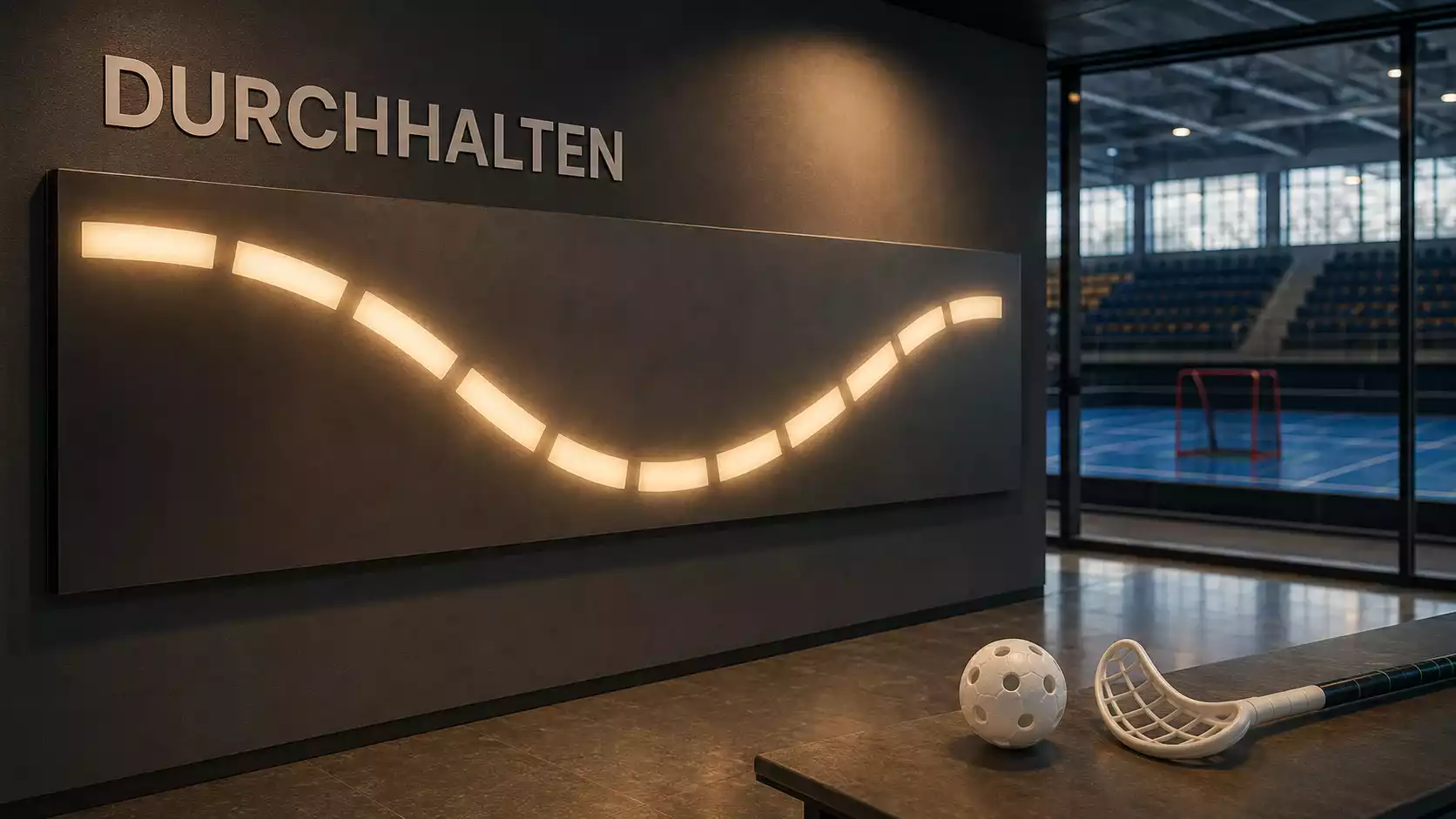Schlichte Kurve veranschaulicht eine vorübergehende Verlustphase des Wettkapitals