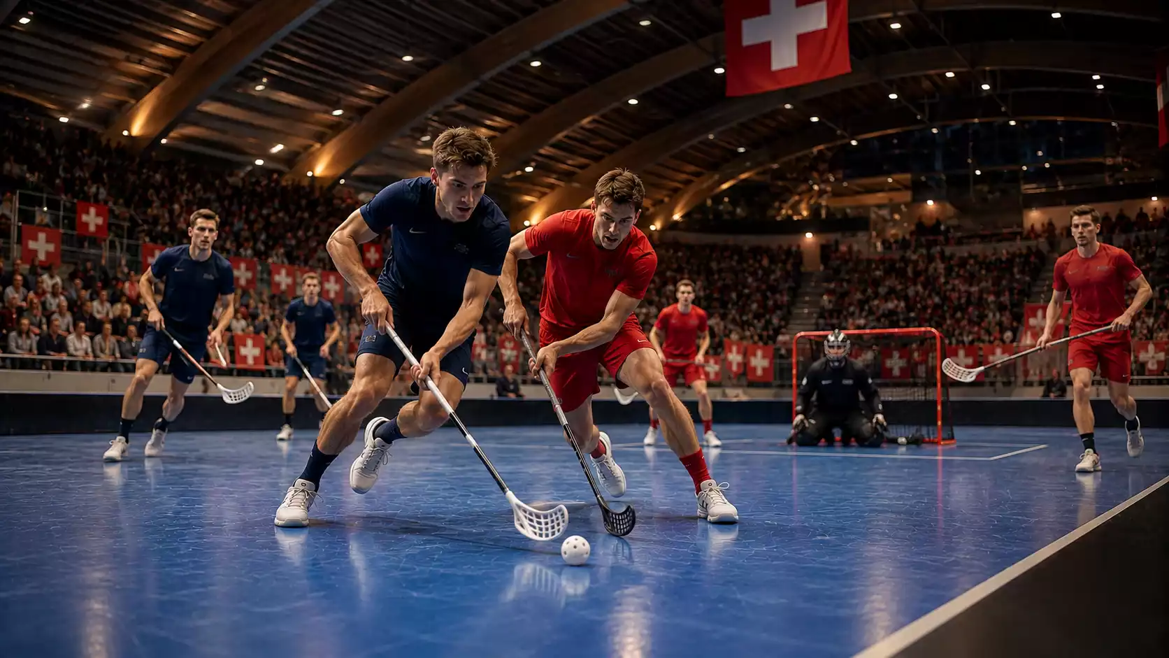 Schweizer Wettkontext mit Unihockey, Symbolbild für legale Floorball-Wettanbieter in der Schweiz