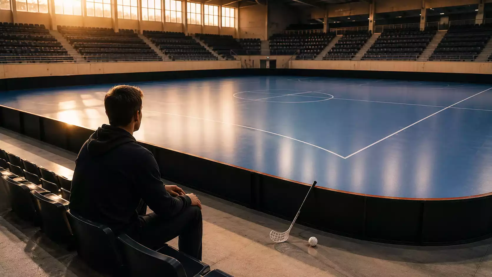 Symbolbild zu verantwortungsvollem Wetten beim Unihockey mit Hinweis auf Selbstkontrolle und Spielerschutz