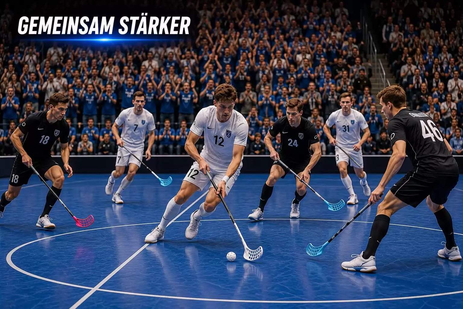 Lautstarke Heimfans treiben ihr NLA-Team in der eigenen Halle an