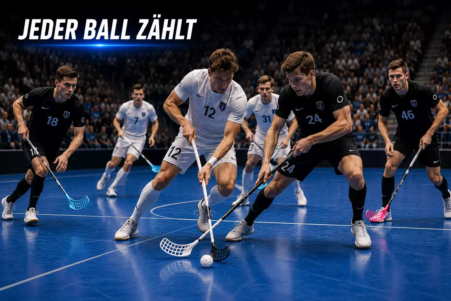 Hart umkämpfte Szene aus der Qualifikationsphase der Schweizer Topliga