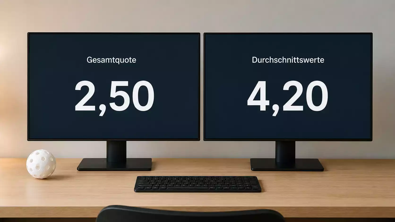 Zwei nebeneinander angezeigte Quoten für dasselbe Floorball-Spiel zum Vergleich