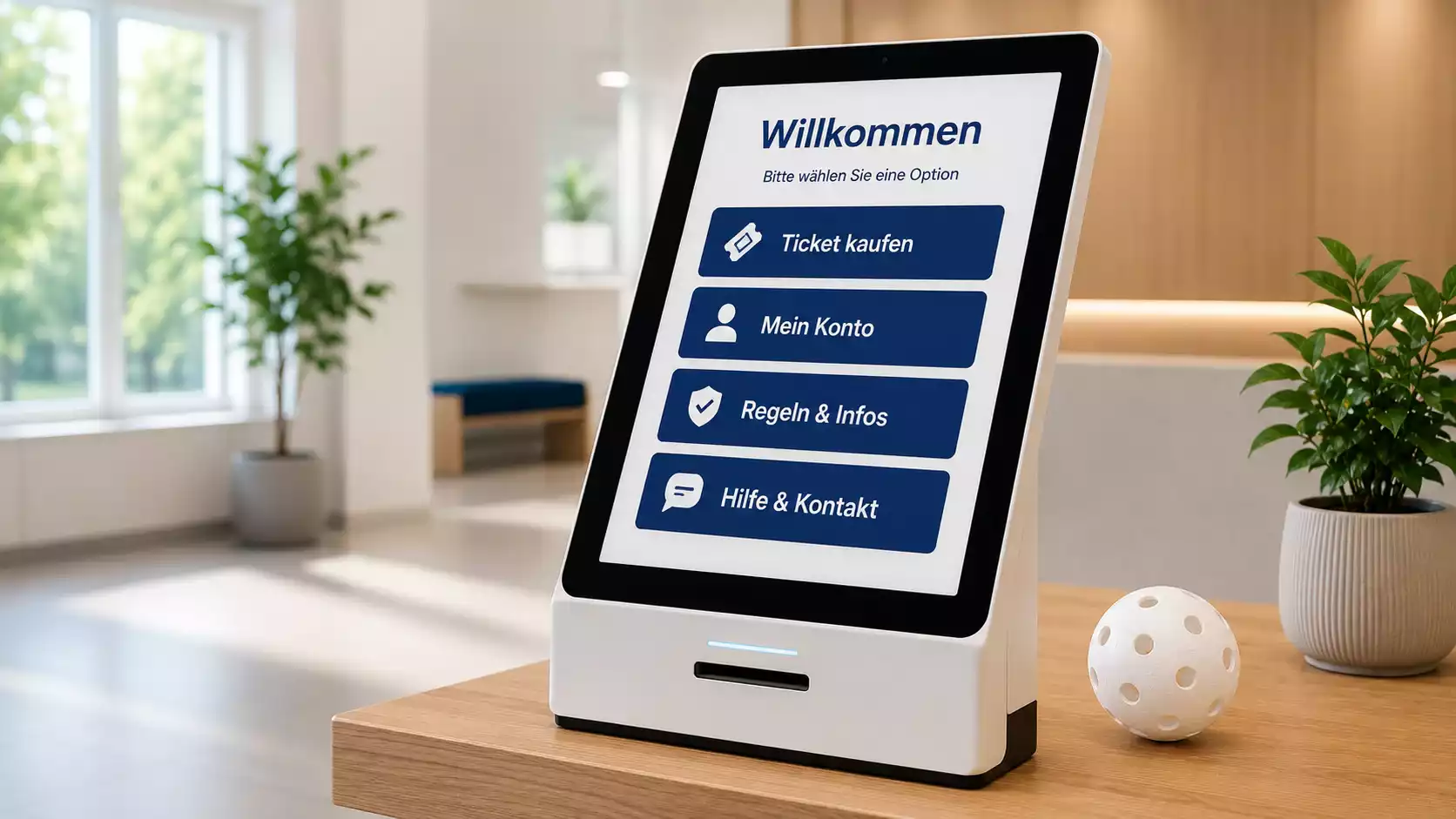 Verkaufsstelle mit Sportwetten-Terminal in einem Schweizer Kiosk als typischer Wettkanal