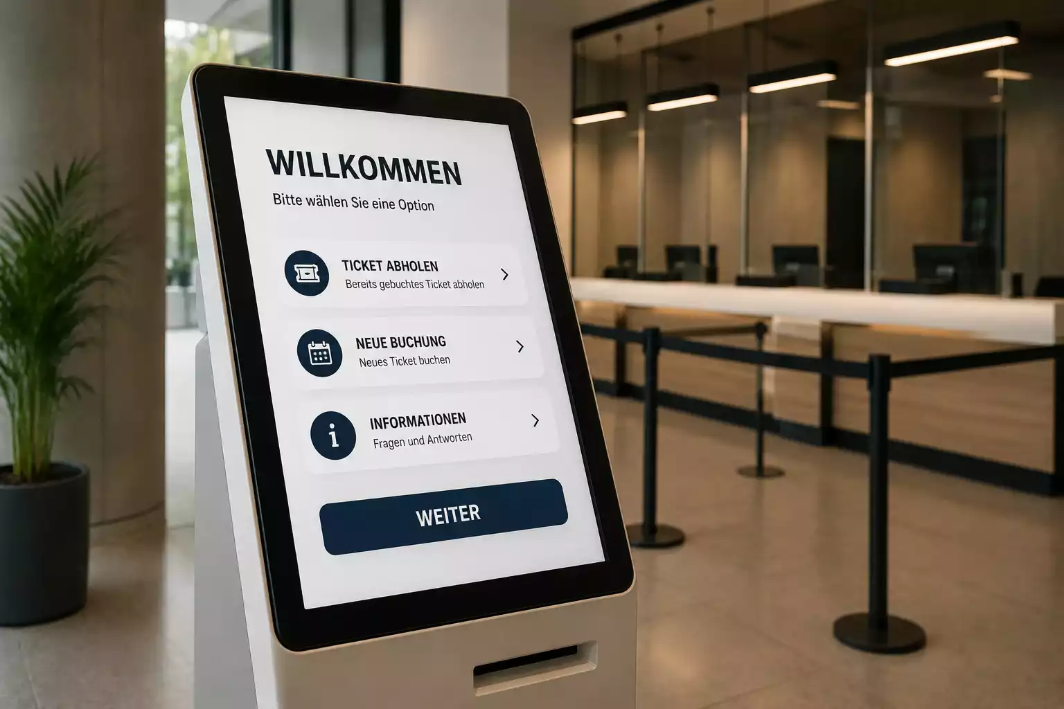 Wettterminal an einer Schweizer Verkaufsstelle in einem Kiosk