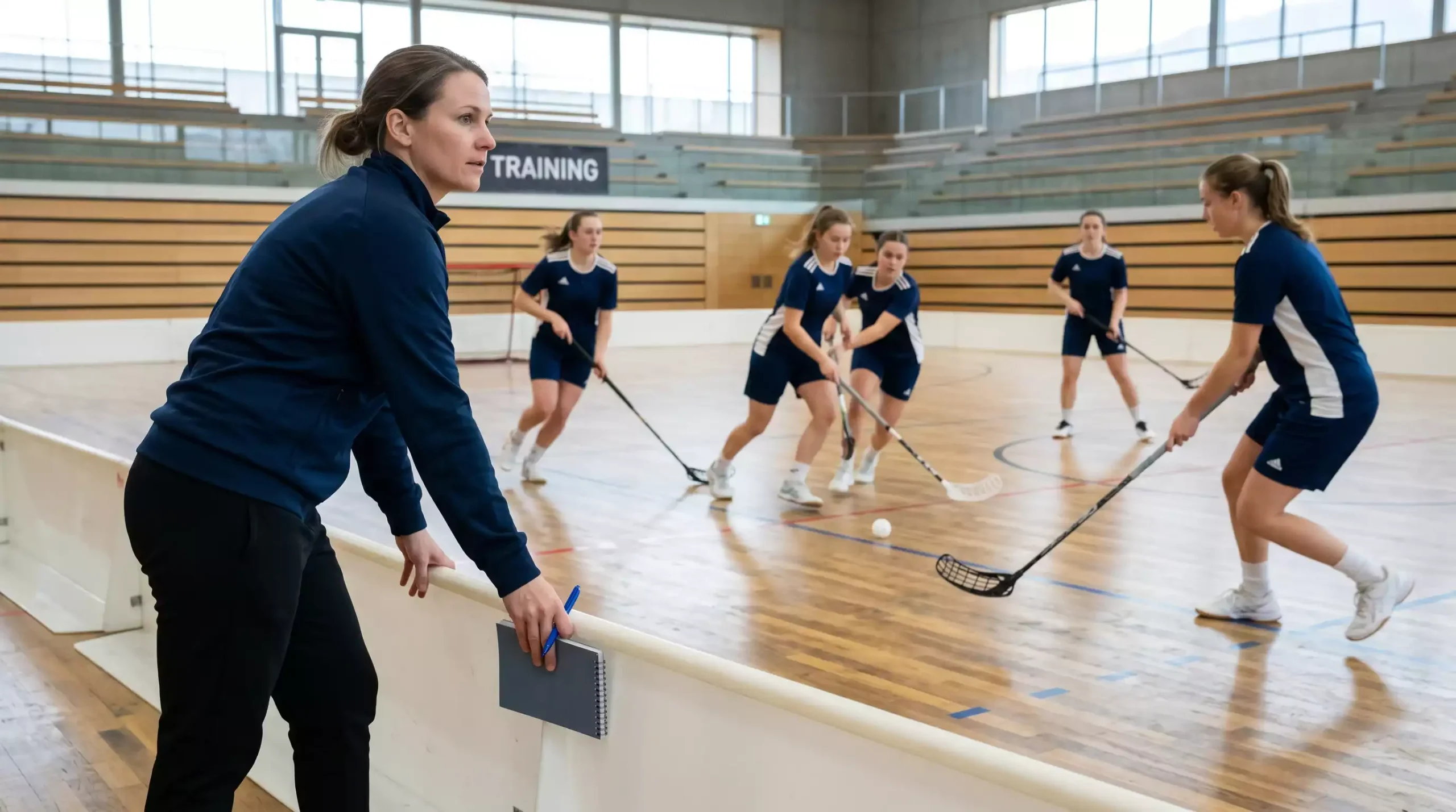 Schlichte Balkendarstellung der Torquote eines Unihockey-Teams
