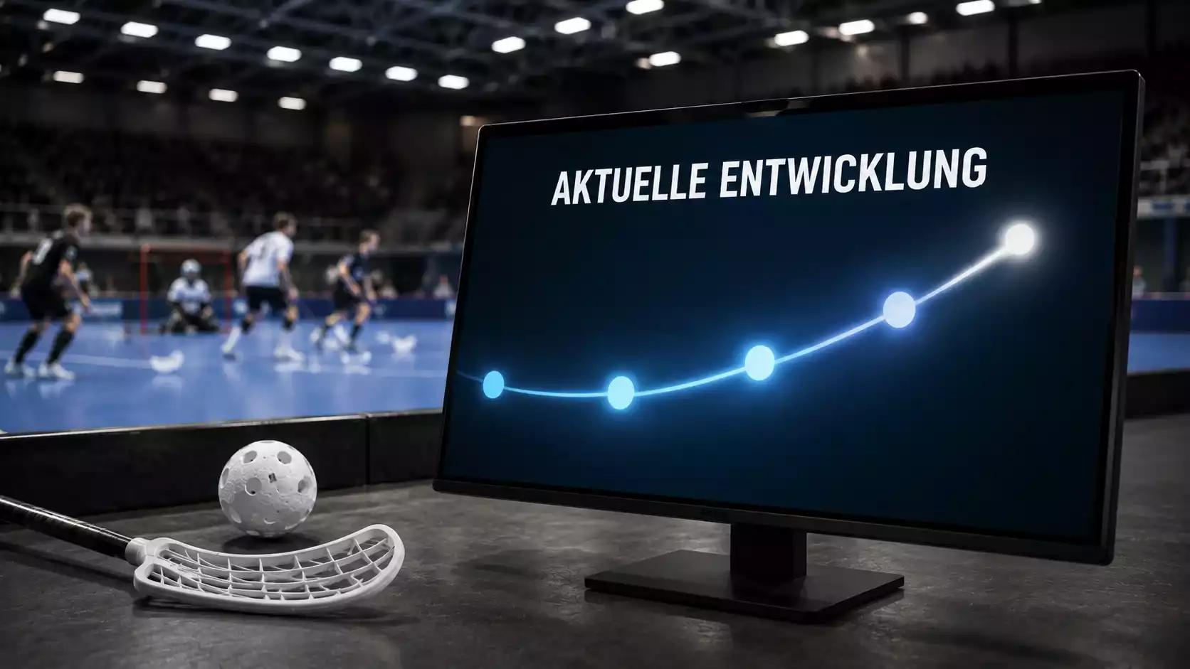 Schlichte Linie zeigt die Schwankung einer Quote im Zeitverlauf